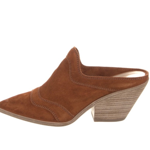 CASADEI Suede Mules Size 6 - Picture 2 of 5